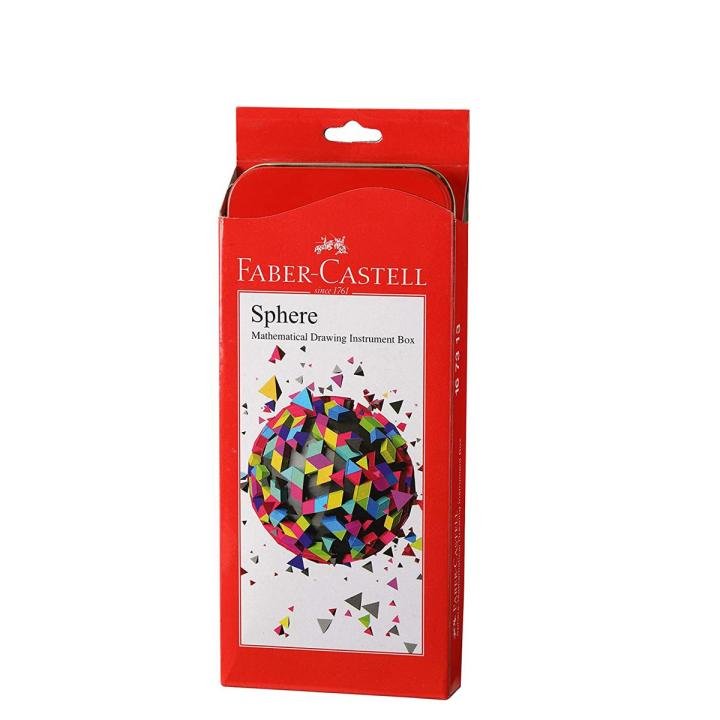 Faber-Castell Sphere Geometry Box – Complete Mathematical Drawing Instrument Set for Students - PAPERTREE Faber-Castell Sphere Geometry Box – Complete Mathematical Drawing Instrument Set for Students - PAPERTREE