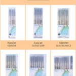 Giorgione 5PCS Fine Liner Marker Pen Set | Black Water-Based Ink Fineliner Pens - PAPERTREE