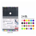Giorgione Fineliner Pen Set 24 Colors 0.4mm – Fine Tip Drawing Pens for Sketching, Journaling & Illustration - PAPERTREE