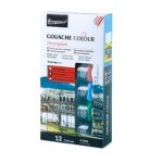 Giorgione Gouache Color Set 12 Colors x 25ml – Professional Artist Opaque Paint Kit - PAPERTREE