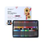 Giorgione Heavy Color Oil Pastel Super Soft Metal Box Set 48 Colors – Professional Artist Oil Pastels for Drawing & Coloring - PAPERTREE