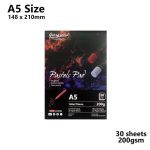 Giorgione Pastel Pad Paper A5 200 GSM – Premium Artist Paper Pad for Soft Pastels, Oil Pastels, Charcoal & Sketching - PAPERTREE