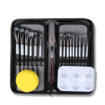 Giorgione Premium 19PCS Painting Brush Set | Nylon Hair Brushes for Acrylic, Oil & Gouache - PAPERTREE