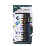 Giorgione Watercolor Paint Set 12 x 7ml Tubes with Brush | Watercolour Paints for Artists & Students - PAPERTREE