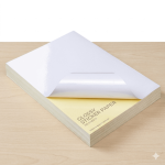 Glossy A4 Self Adhesive Sticker Paper White 100 sheets - PAPERTREE