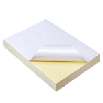 Glossy A4 White Self Adhesive Sticker Paper 20 Sheets Printable Label Sheet - PAPERTREE,