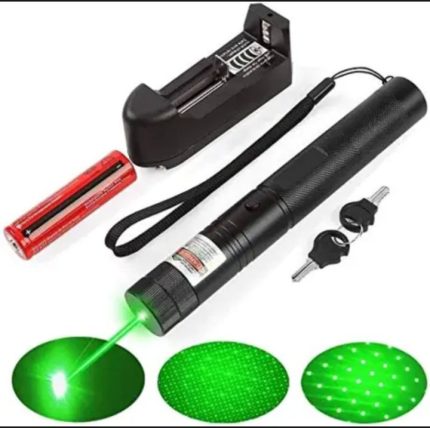 Green Rechargeable Laser Pointer Adjustable Focus – Professional High Visibility Laser Light for Presentation, Teaching & Outdoor Use - PAPERTREE