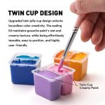 HIMI Gouache Paint Set 12ml 36 Colors | Premium Jelly Gouache Paint for Artists, Students & Illustrators - PAPERTREE