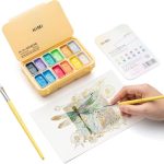 HIMI Metallic Gouache Paint 12ml x 12 Colors - PAPERTREE