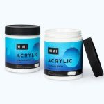 HIMI MIYA Acrylic Paint Titanium White 300ml Professional High Coverage Artist Acrylic Paint - PAPERTREE