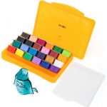 HIMI MIYA Gouache Paint Set 24 Colors 30ml Jelly Cups Non-Toxic - PAPERTREE