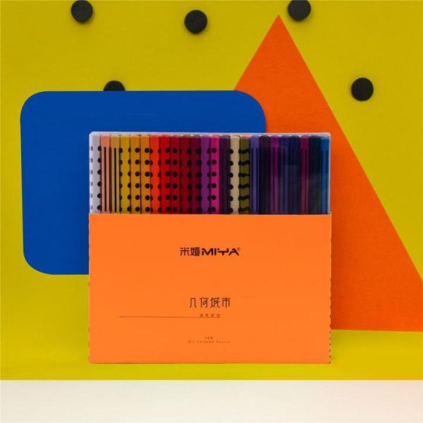 Himi Premium Oil Color Pencil Set 36 Pcs Artist Grade Colored Pencils for Drawing, Sketching & Professional Artwork - PAPERTREE
