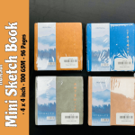 Huasui Sketch Book Travel Book 4x4 inch 96 page - PAPERTREE