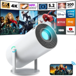 HY300 Smart Mini Projector 4K Support WiFi Bluetooth Portable Home Theater Projector HD 720P - PAPERTREE