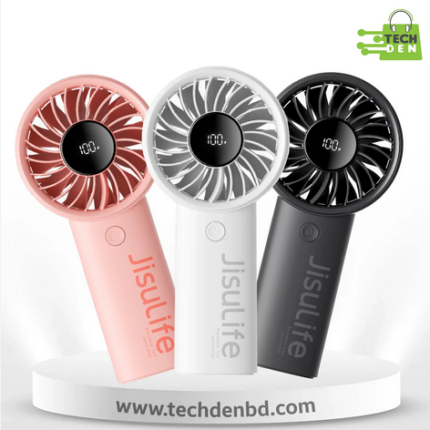 JisuLife Handheld Fan Life4 3600mAh Battery Turbo Wind - PAPERTREE