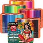 KALOUR Professional Colored Pencils 120 Colors | Soft Core Artist Coloring Pencil Set - PAPERTREE
