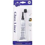 Keep Smiling Glass Liner Color Silver – Decorative Outliner Paint for Glass Painting, Craft & DIY Art Projects - PAPERTREE