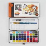 Keep Smiling Watercolor Cake Set 50 pcs - PAPERTREE