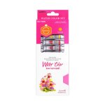 Keep Smiling Watercolor Paint Set 12 Colors × 6ml with Brush | Artist Watercolor Tubes for Painting, Sketching, Students & Beginners - PAPERTREE