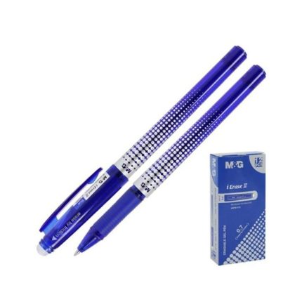 M&G Erase Gel Pen Blue Retractable Erasable Gel Ink Pen for School Office and Daily Writing - PAPERTREE