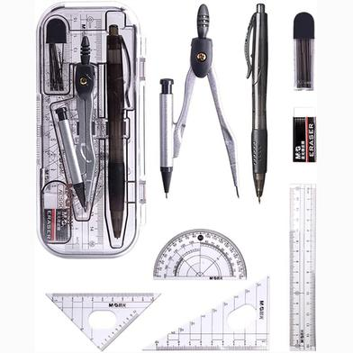 M&G Premium 8 Piece Geometry Set with Case Mathematical Drawing Kit for School and Office - PAPERTREE
