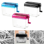 Manual Paper Shredder Hand Operated Mini Shredder for Office and Household Use - PAPERTREE
