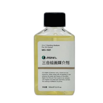 Marie's 3 In 1 Painting Medium for Oil Color 100ml Professional Oil Painting Medium - PAPERTREE