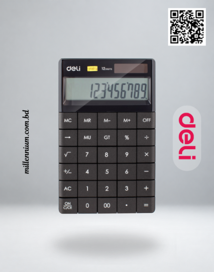 Deli E1589P modern design calculator for everyday calculations - Millennium