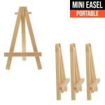 Mini Portable Easel 6 Inch – Compact Wooden Display Stand for Canvas, Painting & Tabletop Decoration - PAPERTREE