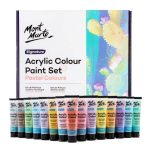Mont Marte Acrylic Color Pastel Paint Set Signature 36pc x 36ml - PAPERTREE