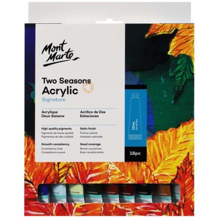 Mont Marte Acrylic color Two Seasons 18pc x 12ml - PAPERTREE