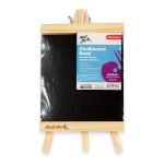 Mont Marte Chalkboard Easel Medium | Reusable Blackboard Display Stand | Art & Sign Board Easel - PAPERTREE