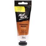 Mont Marte Dimension Acrylic Paint Lemon Yellow 75ml Premium Acrylic Color for Canvas, Crafts & Mixed Media Art - PAPERTREE