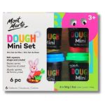 Mont Marte Dough Set Fun Vibrant Colors 6pc x 56g – Kids Play Dough Set for Creative Learning and Craft Activities - PAPERTREE