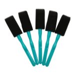 Mont Marte Foam Hobby Brush 50mm 5 Piece Set Flexible Foam Paint Brushes for Craft Painting and DIY Projects - PAPERTREE