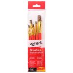 Mont Marte Gallery Series Watercolor Brush Set 7pcs – Professional Artist Brushes for Watercolor Painting & Fine Art - PAPERTREE