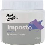 Mont Marte Impasto Medium 500ml Acrylic Texture Gel for 3D Effects, Texture Building & Acrylic Painting - PAPERTREE