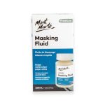 Mont Marte Masking Fluid 120ml | Watercolor Masking Medium | Precision Art Protection Liquid - PAPERTREE