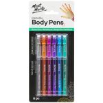 Mont Marte Metallic Body Pens 6pc | Metallic Gel Pen Set for Drawing, Journaling & Creative Crafts - PAPERTREE
