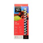 Mont Marte oil Paint Set 12 x 12ml Tubes - PAPERTREE