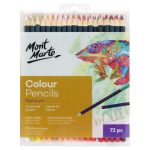 Mont Marte Premium Color Pencils 72 Piece Set for Drawing & Sketching - PAPERTREE