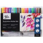 Mont Marte Premium Illustration Marker Set 29 Pcs | Brush Pens & Fineliners Kit - PAPERTREE