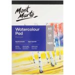 Mont Marte Watercolor Pad A5 180gsm German Paper 15 Sheets Premium Watercolor Paper for Painting, Sketching & Mixed Media Art - PAPERTREE