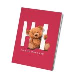 Papertree A5 Lined Notebook Hi Nice To Meet You Hard Cover Journal 160 Ruled Pages 80 GSM Paper for School Office Writing - PAPERTREE