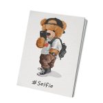 Papertree A5 Lined Notebook Selfie Hard Cover Journal 160 Ruled Pages 80 GSM Paper for School Office Writing - PAPERTREE