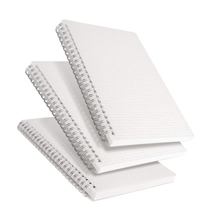 Papertree Dotted Notebook For Journal Transparent cover A5 size wire O Binding - PAPERTREE