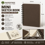 Papertree Mini Sketch book Pocket notebook Travel sketch Book - PAPERTREE