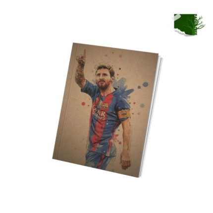 PaperTree Vintage Notebook Lionel Messi Thanks My Supporter Hard Cover Drawing Sketch Pad 148 Pages Premium Journal for Writing and Gift - PAPERTREE
