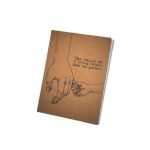 PAPERTREE Vintage Notebook Sketch Pad (The Value of Loving Father) A5 – 80 Pages Off White Paper with Brown Cover - PAPERTREE