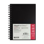 PAPERTREE Visual Art Diary Signature A5 120 Pages 110gsm – Premium Sketchbook for Drawing, Journaling & Creative Artwork - PAPERTREE
